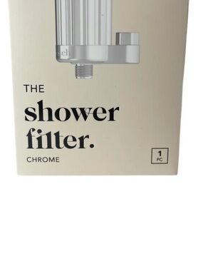 Kitsch Chrome Shower Filter - Polished Silver Finish